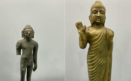 The Buddhism section of the archaeology museum in Eluru will display artefacts collected from Vutluru and Pinakadimi, says official. | Photo Credit: The Hindu